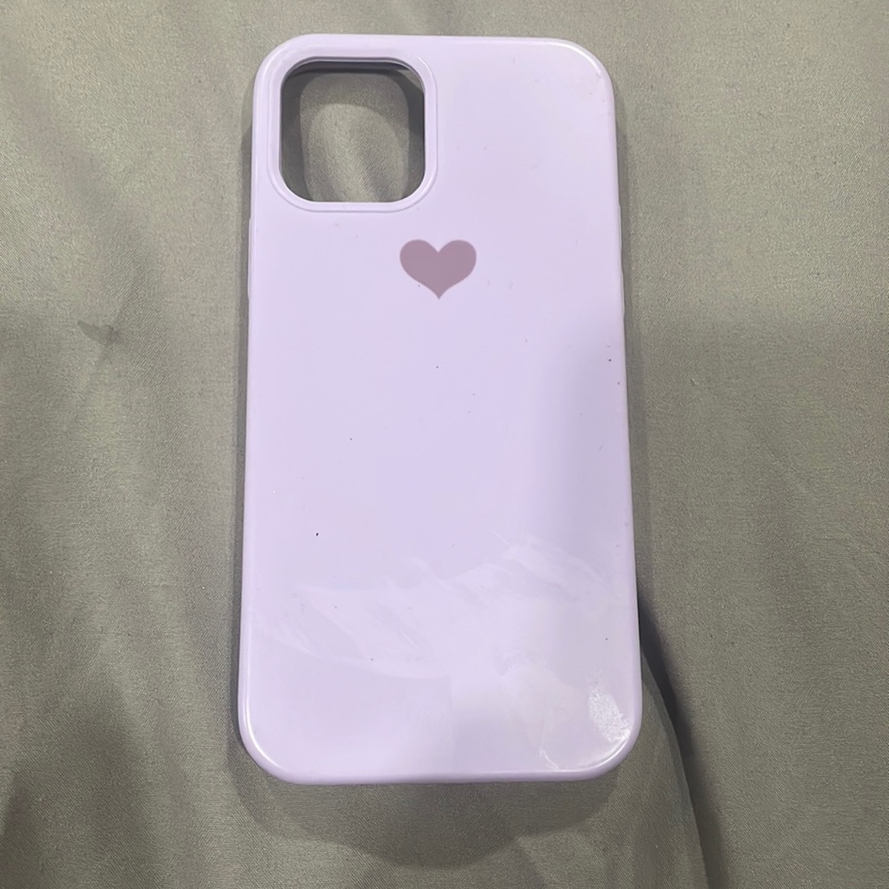 Purple Heart Phone Case for IPhone 12